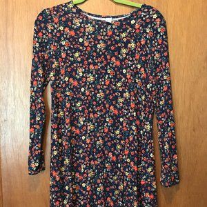 Old Navy Long-Sleeve Floral Mini Dress